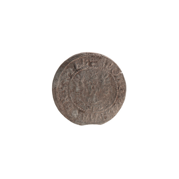 szelag, Obv. Prussian eagle, on its chest the crowned letter S. On the rim, between the borders, an