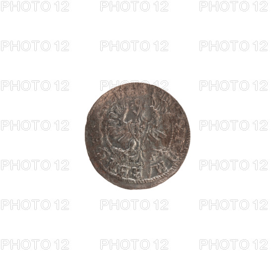 szelag; Obv.: Prussian eagle bearing on its chest a monogram composed of the letters IC; on the