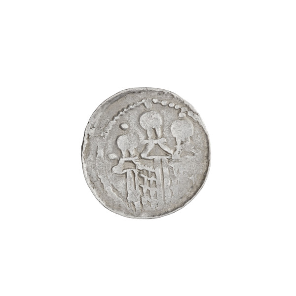 Denarius (royal type), Boleslaw II the Bold (King of Poland; 1058–1079). Obverse: Crowned bust of
