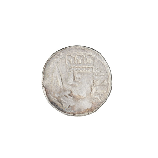 Denarius (royal type), Boleslaw II the Bold (King of Poland; 1058–1079). Obverse: crowned bust of