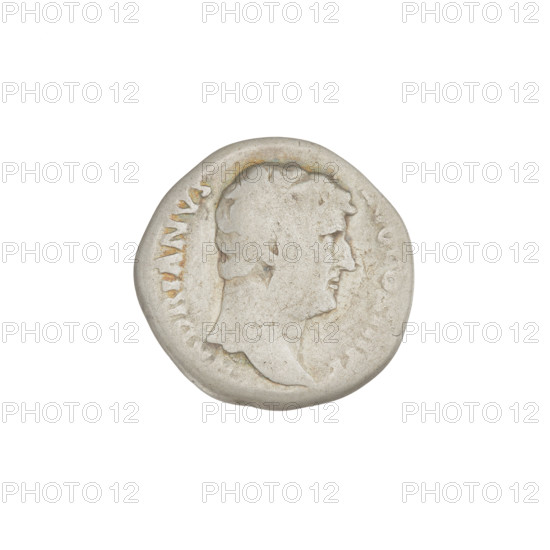 denarius, Hadrian (76–138; Roman emperor 117–138). Obverse: HADRIANVS AVG COS III PP — head of