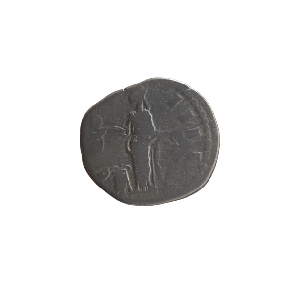 Denarius of Antoninus Pius (86–161; Roman emperor 138–161), issuer. Obverse: head of the emperor in