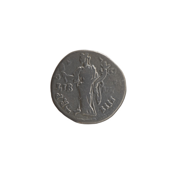 Denarius, Antoninus Pius (86–161; Roman emperor 138–161), issuer; obverse: head of the emperor in a