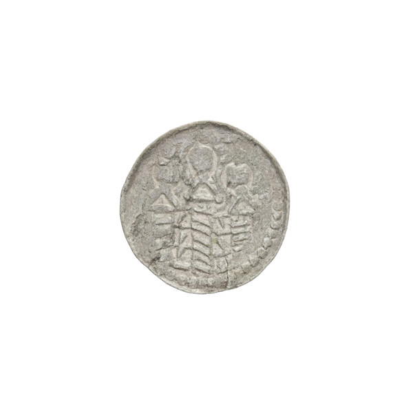 Denarius (royal type), Boleslaw II the Bold (King of Poland; 1058–1079). Royal type with busts,