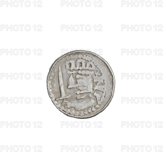 Denarius (royal type) of Boleslaw II the Bold (king of Poland; r. 1058–1079). Obverse: crowned bust