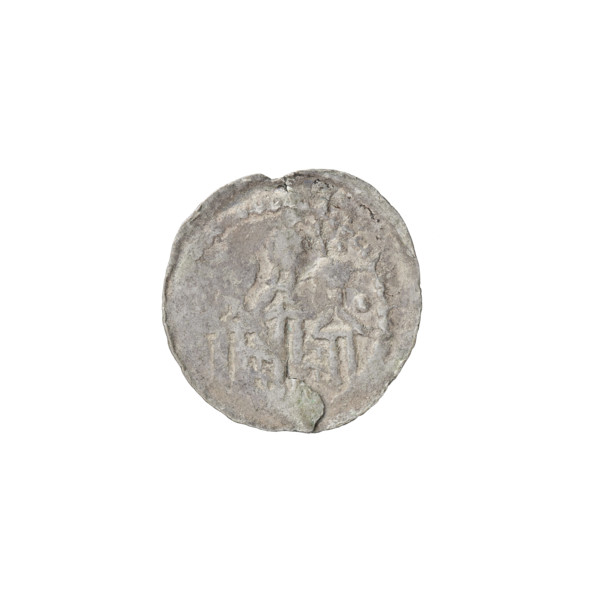 Denarius (royal type) of Boleslaw II the Bold (King of Poland; 1058–1079). Royal type with busts,