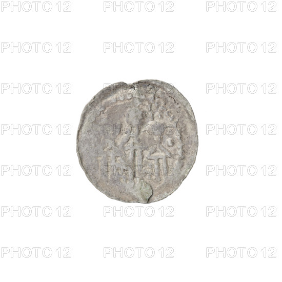 Denarius (royal type) of Boleslaw II the Bold (King of Poland; 1058–1079). Obverse: Crowned bust of