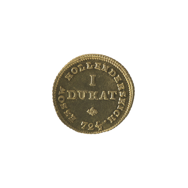 Weight for weighing ducats; maker: Brenn, Efraim (Minet Master; 1741–1792); associated ruler:
