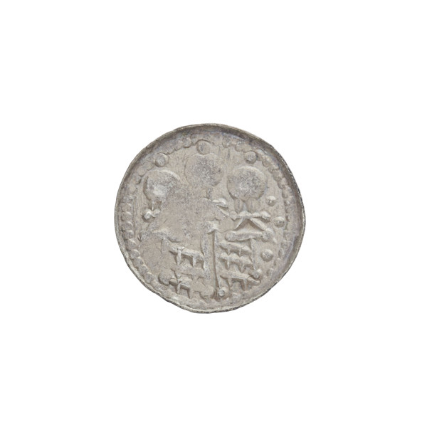 Denarius (royal type), Boleslaw II the Bold (king of Poland; 1058–1079); obverse: crowned bust of