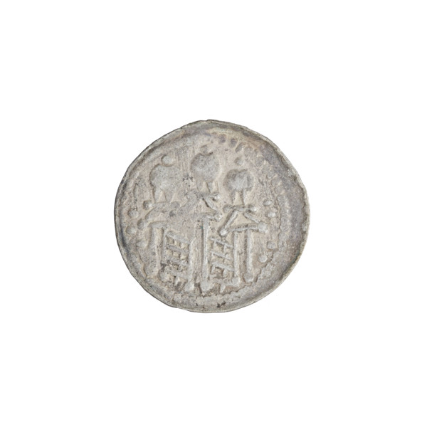 Denarius (royal type), Boleslaw II the Bold (king of Poland; 1058–1079). Obverse: Crowned bust of