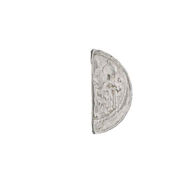 Denarius (royal type), Boleslaw II the Bold (king of Poland; 1058–1079); obverse: crowned bust