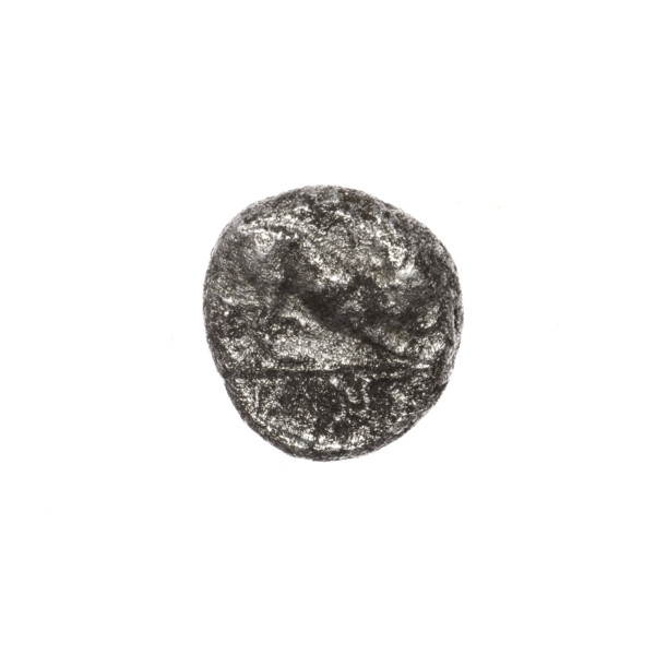 Triobol, Pantikapaion; obverse: head of a beardless Satyr in an ivy wreath facing right; reverse: