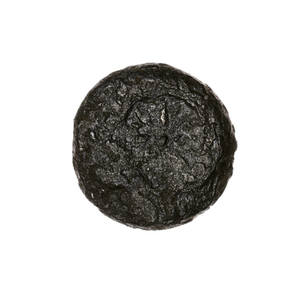 Bronze coin, Pantikapaion, beginning of 3rd century BC, Cimmerian Bosporus. Obverse: head of a