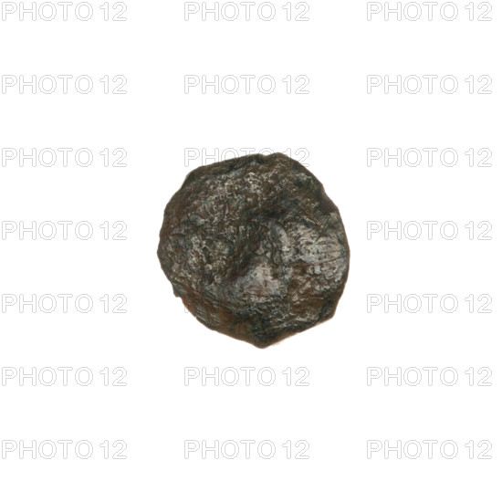 Bronze coin from Pantikapaion, 1st half of the 3rd century BC (Cimmerian Bosporus). Obverse: head