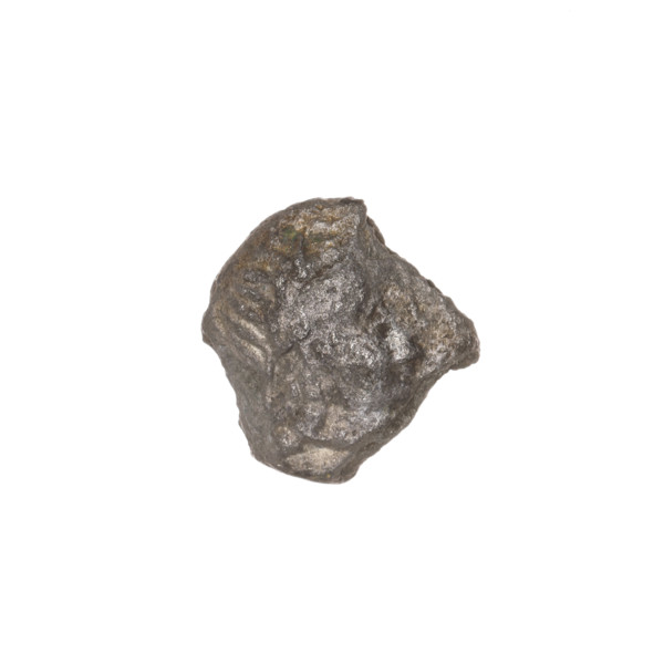 triobol, Pantikapaion, head of Apollo (iconographic), spears, lion head (iconographic), Black Sea,