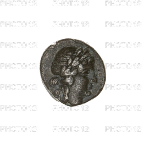tetrobol, Pantikapaion, horse protoma (iconographic), Apollo's head (iconographic), Black Sea,