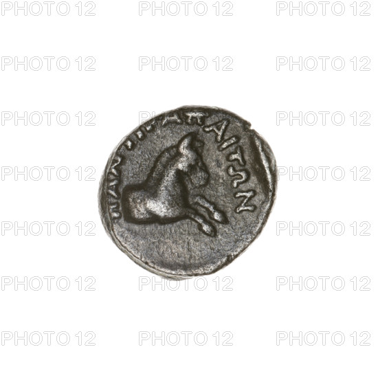 tetrobol, Pantikapaion, horse protoma (iconographic), Apollo's head (iconographic), Black Sea,