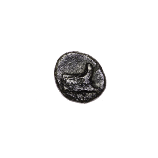 bronze coin, Pantikapaion, prora (iconographic), head of Athena (iconographic), Black Sea, Athena