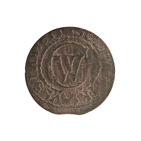 szelag; maker: Pfahler, Ernest; subject: eagles, rosettes, Hohenzollern (coat of arms); ruler: