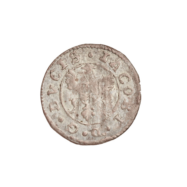 szelag, Jakub Kettler (Duke of Courland and Semigallia; 1642–1682), monogram under the ducal mitre