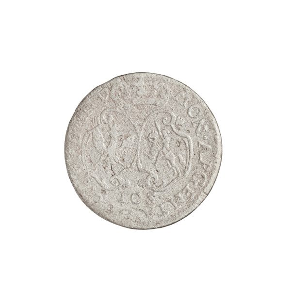 grosz; maker: Justyn Karol Schröder (master of the Mitawa mint 1763–1764); subject: Ernest Jan