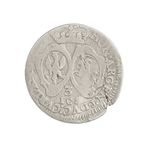 trojak; maker/publisher: Schröder, Jerzy Antoni; engraver/master: Schröder, Justyn Karol (master of