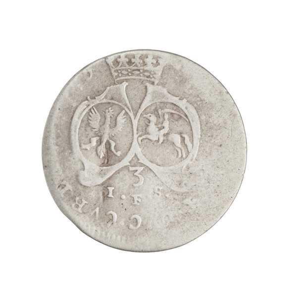 trojak; Schmickert, Jan Fryderyk (fl. 1764–1765); Ernest Jan Biron (Duke of Courland and