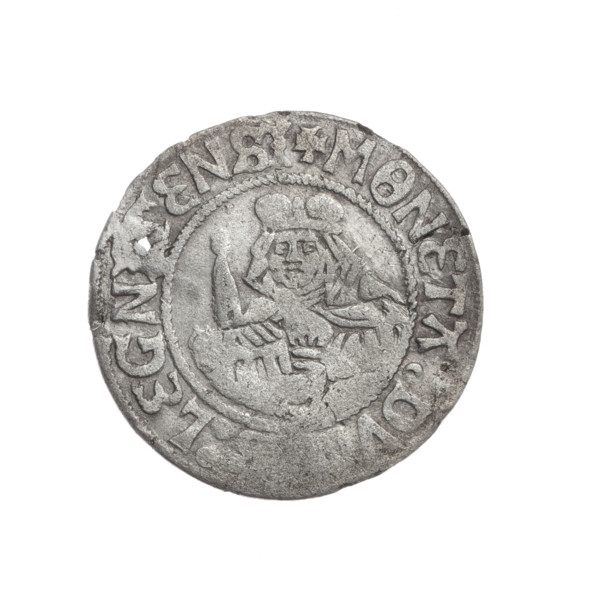 Frederick II (Duke of Brzeg-Legnica; 1480–1547) coin depicting eagles and the Silesian eagle