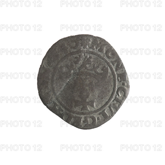 Gdansk szelag, Sigismund I the Old (King of Poland; 1506–1548). Obverse: Eagle of Royal Prussia, in