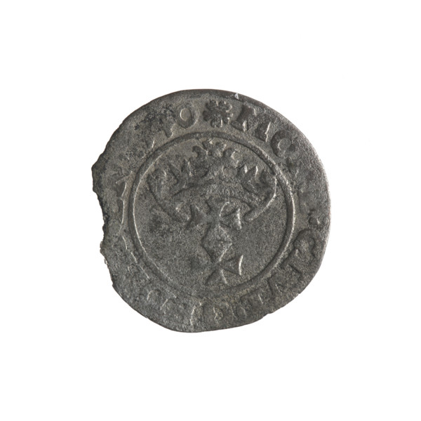 Gdansk szelag, Sigismund I the Old (King of Poland; 1506–1548). Obverse: Eagle of Royal Prussia; in