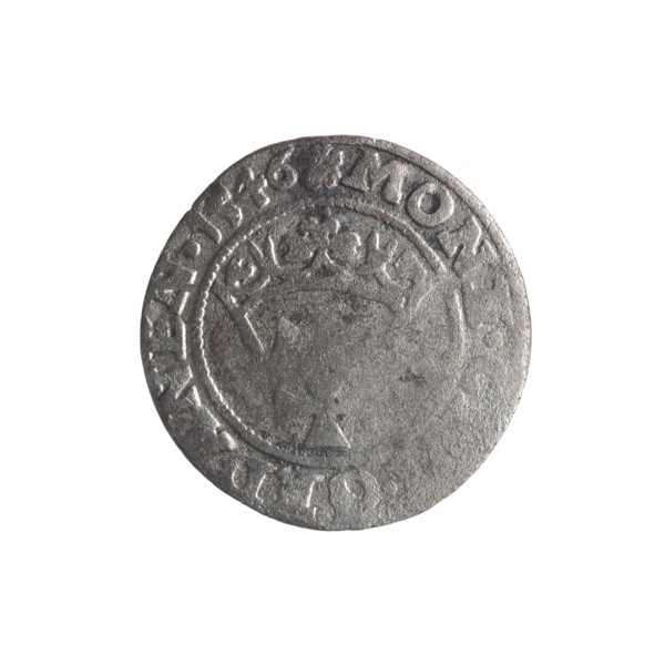 Gdansk szelag, Sigismund I the Old (King of Poland; 1506–1548). Obverse: Eagle of Royal Prussia, in