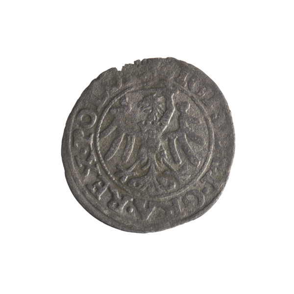 Gdansk szelag, Sigismund I the Old (King of Poland; 1506–1548); obverse: Eagle of Royal Prussia, in