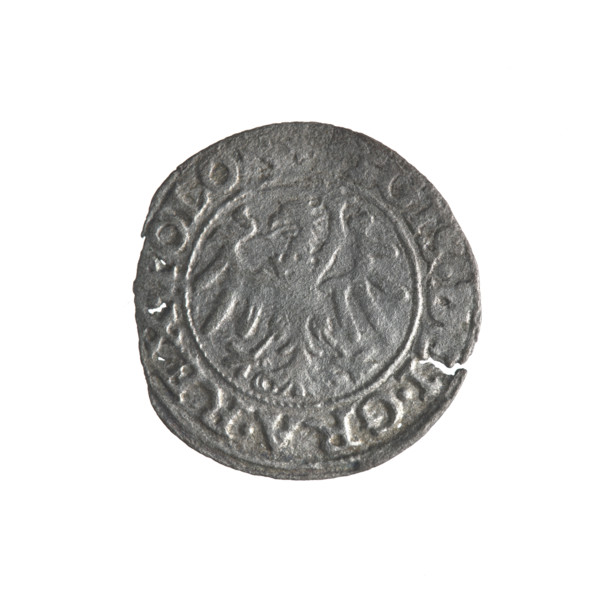 Gdansk szelag, Sigismund I the Old (King of Poland; 1506–1548); Obverse: Eagle of Royal Prussia