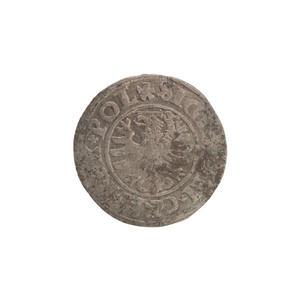Gdansk szelag, Sigismund I the Old (King of Poland; 1506–1548), Jagiellon dynasty; obverse: Eagle