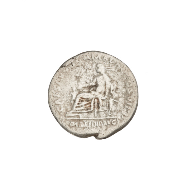 Denarius depicting Marcianna (Trajan's sister; during Trajan's reign 98–117) and Matidia the Elder