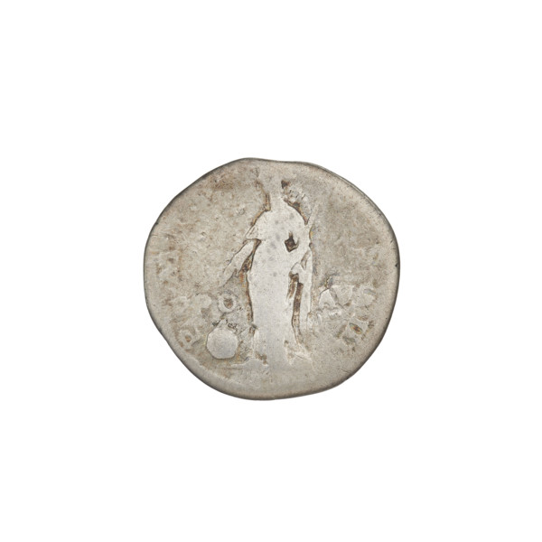 Denarius, Hadrian (76–138; Roman emperor 117–138). Obverse: Bust of Hadrian with laurel wreath
