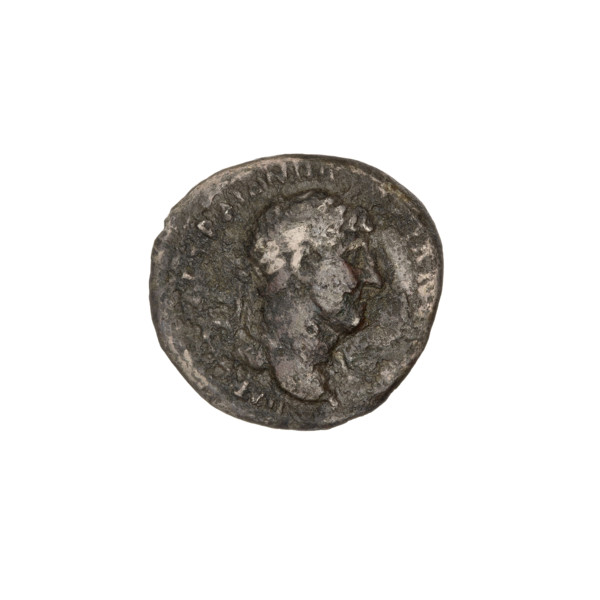 Denarius, Hadrian (76–138; Roman emperor 117–138). Obverse: Bust of Hadrian with laurel wreath