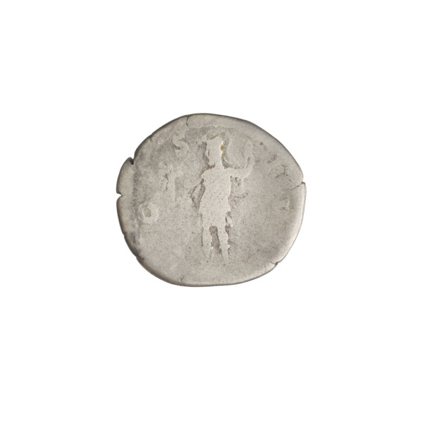 Denarius, Hadrian (76–138; Roman emperor 117–138). Obverse: head of Hadrian with laurel wreath