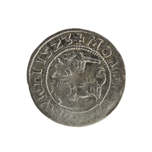 Lithuanian half-grosz, Sigismund I the Old (king of Poland; 1506–1548). Polish coin (Jagiellon