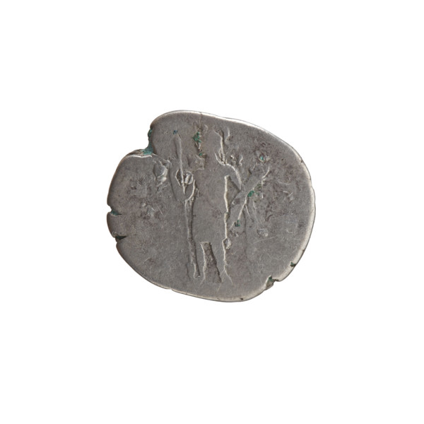 Denarius of Antoninus Pius (86–161; Roman emperor 138–161), c. 140–144. Obverse: Bust of Antoninus