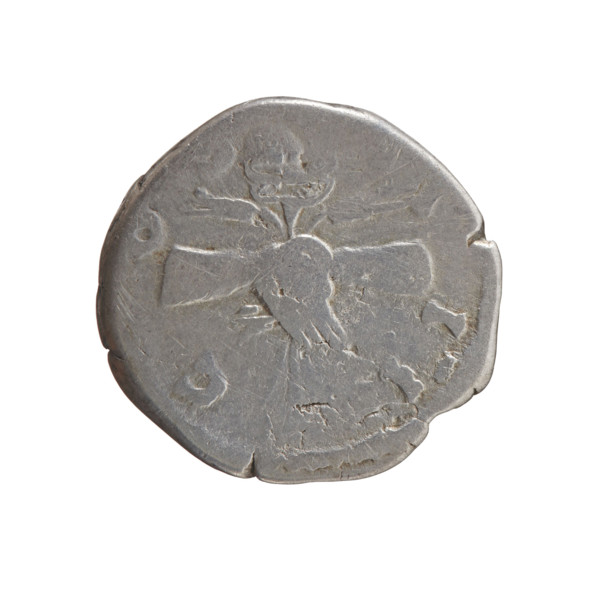 Denarius of Antoninus Pius (86–161; Roman Emperor 138–161), c. 145–161. Obverse: Head of Antoninus
