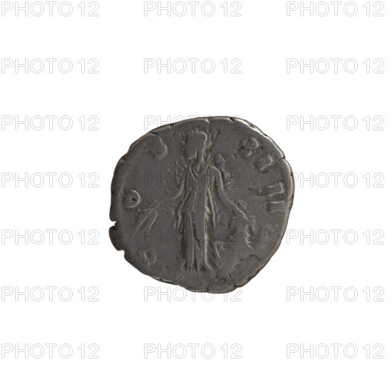 Denarius of Antoninus Pius (86–161; Roman emperor 138–161). Obverse: head of the emperor in a