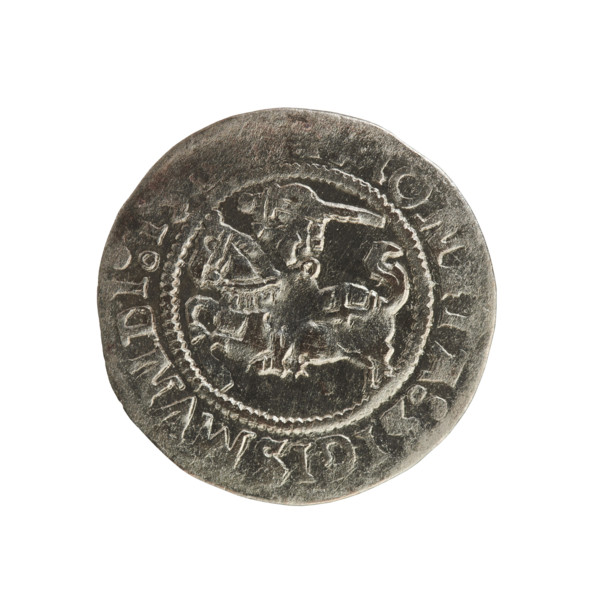 Lithuanian half-grosz, Sigismund I the Old (king of Poland; reign 1506–1548). Polish coin of the