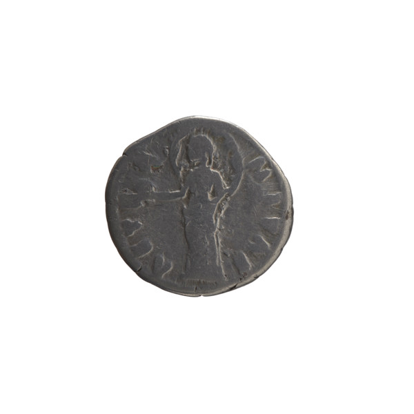 Denarius, posthumous issue for Faustina the Elder (98–141; Roman empress 138–141) under Antoninus