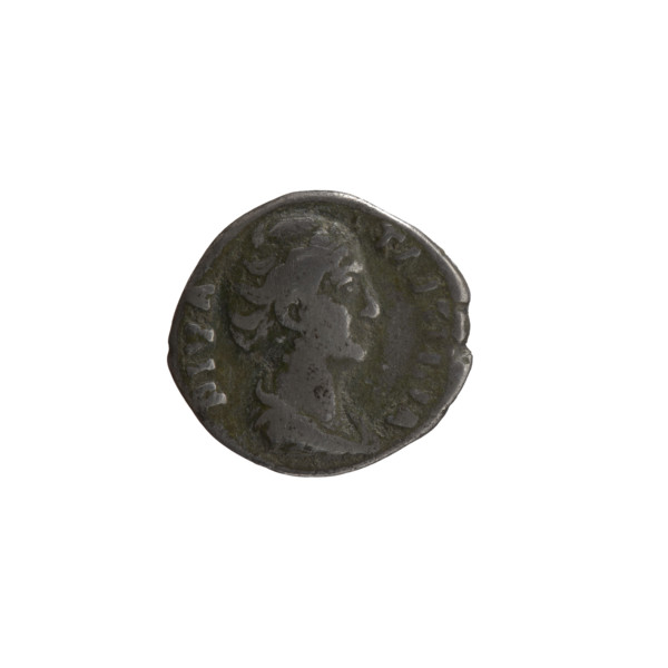 Denarius, posthumous issue for Faustina the Elder (98–141; Roman empress 138–141), struck under