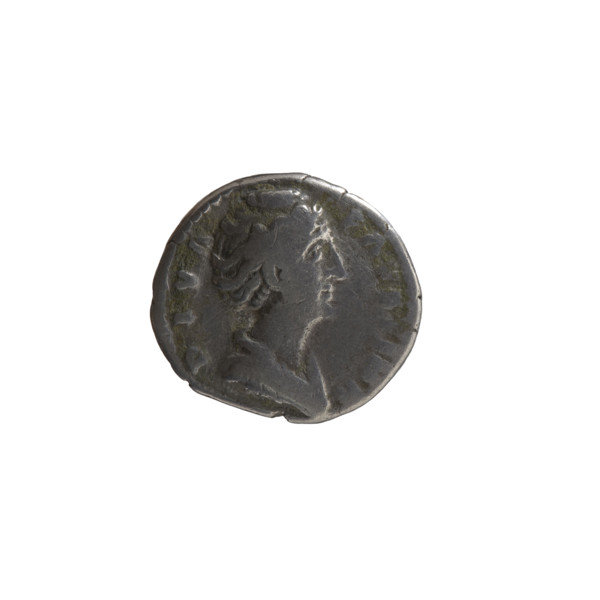 Denarius, posthumous issue of Faustina the Elder (98–141; Roman empress 138–141); issuer Antoninus