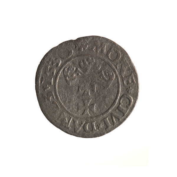 Gdansk szelag, Sigismund I the Old (King of Poland; 1506–1548). Obverse: Eagle of Royal Prussia; in