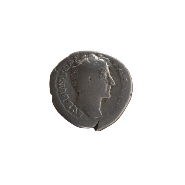 Denarius; obverse: head of young Marcus Aurelius without a cap to the right, inscription 'AVRELIVS