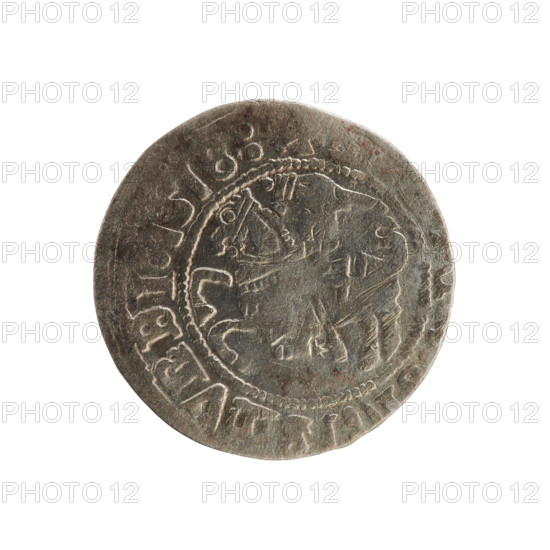 Lithuanian half-grosz, Sigismund I the Old (king of Poland; 1506–1548). Polish coin (Jagiellon