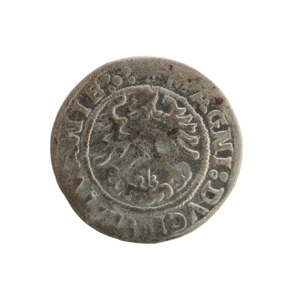 Lithuanian half-grosz (half grosz), Sigismund I the Old (King of Poland, 1506–1548). Polish coin of